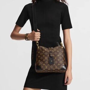 Louis Vuitton Monogram Odeon MM in Black